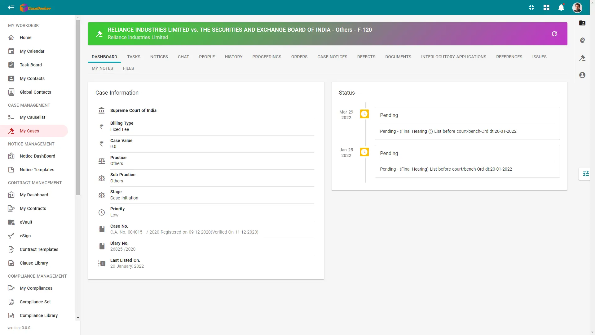 Case Management Portfolio - Legal Case Management Solution | CaseDocker
